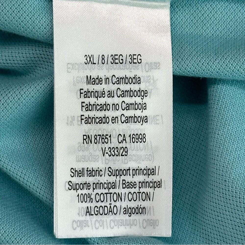 NWT | Lacoste | Logo Slim FIt Polo Shirt | Turquoise | 8 || 3XL - Picture 6 of 13